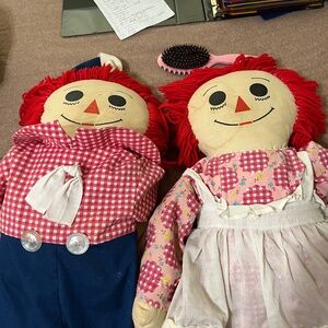 Ragging Ann and Andy dolls